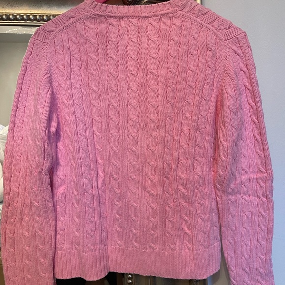 Lilly Pulitzer Light Pink Cable Knit Sweater - Picture 4 of 4